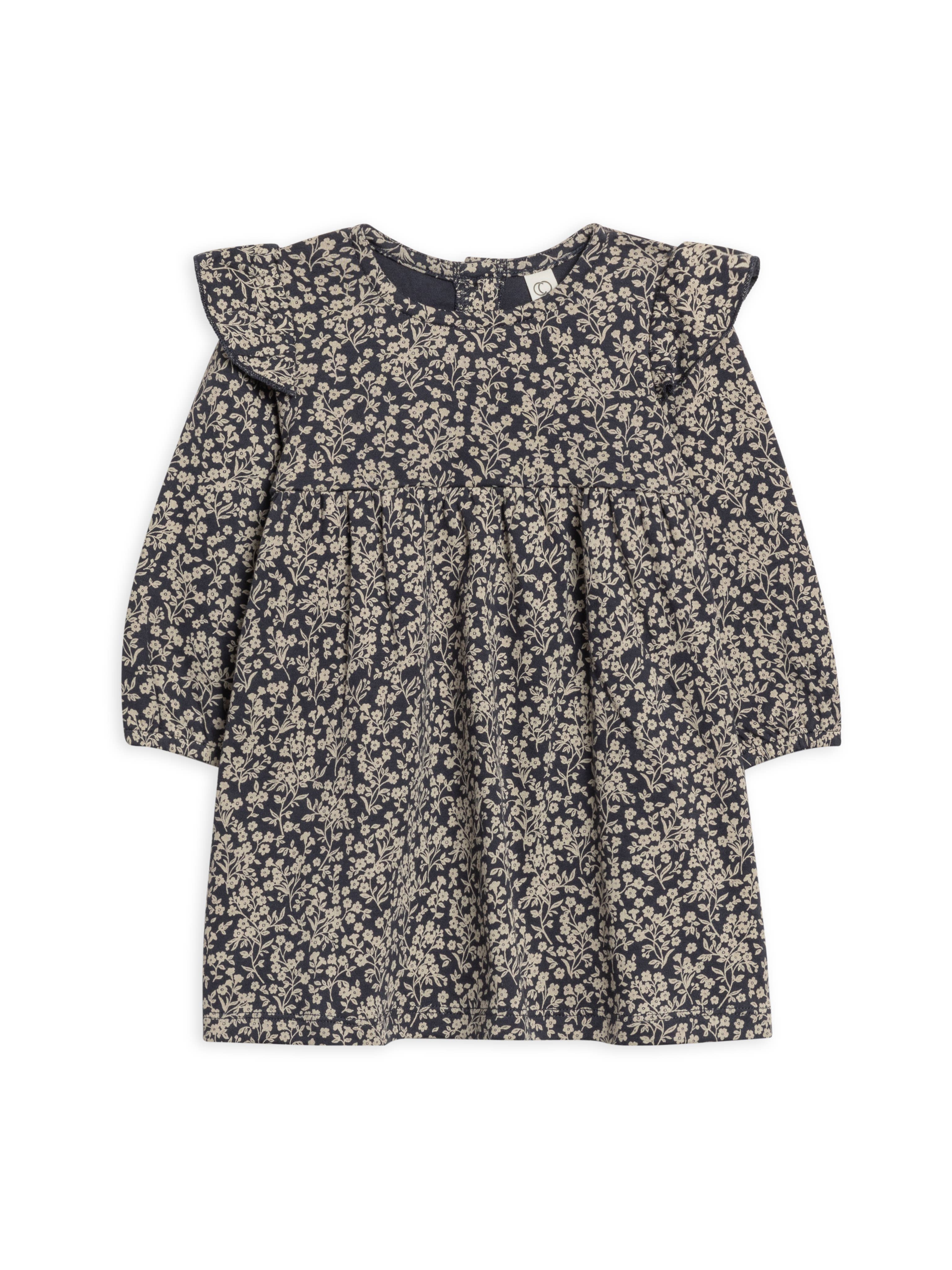 Image of Colored Organics - Mika Ruffle Long Sleeve Dress